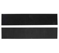ihreesy 1Par Adhesivo de Fijación para Matrícula de Coche,Adhesivo para Placa de Matrícula Cinta Negra Reutilizable de Doble Cara,Delanteras y Traseras de 500 mmx100 mm para Soportes de Coche