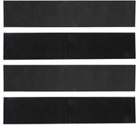 ihreesy 2Par Adhesivo de Fijación para Matrícula de Coche,Adhesivo para Placa de Matrícula Cinta Negra Reutilizable de Doble Cara,Delanteras y Traseras de 500 mmx100 mm para Soportes de Coche
