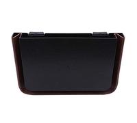 ihreesy Cubo de basura colgante plegable para coche, 3,2 L, cubo de basura impermeable, para coche, cocina, oficina, residencia universitaria, salón, dormitorio, color negro