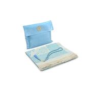 ihvan online Alfombra de oración musulmana con 99 cuentas Tasbih y bolsa de viaje, tafetán suave Sajadah, ligero y plegable, tapete de oración portátil, regalo islámico para Eid, Ramadán, Hayy y Umrah