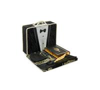 ihvan online Alfombra de oración musulmana con Corán, cuentas de oración Tasbih, sombrero kufi, caja de regalo para hombres y mujeres, regalos islámicos para bodas, Ramadán, negro