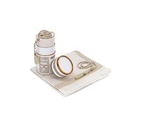 ihvan online Alfombra de oración Musulmana y Cuentas de oración con Elegante Caja de Regalo de Cilindro de diseño | Janamaz | Sajadah | Soft Islamic Prayer Alfombra | Alfombra de oración, Tela
