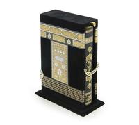 ihvan online El Sagrado Corán, Libro del Corán en árabe con diseño de puerta de Kaaba, libros del Islam, Corán del libro sagrado musulmán, regalos perfectos islámicos para el Ramadán, negro/modelo 2