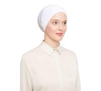 ihvan online, Gorro de hiyab, turbante para mujer, envoltura para el cabello, musulmán debajo de la bufanda, Blanco, Talla única