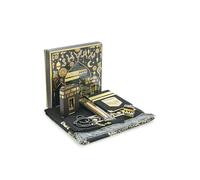 Ihvan Online Juego de Regalo de Oración Musulmana - Alfombra, Tapete, Cuentas Taasbih, Yaseen Cubierto de Terciopelo, Sombrero Kufi, Miswak - para Hombres y Mujeres
