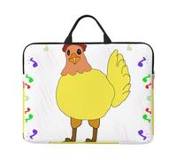 IHVBRHHM Singing Hen - Bolsa para portátil de 14 pulgadas con forro a prueba de golpes y diseño portátil, adecuada para negocios y uso diario.