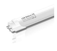 IHYCTV t8 tubos LED 120 cm, bombilla LED G13 18W a & b, sin necesidad de retirar el lastre, AC 100v 277v reemplazo directo de lámparas fluorescentes, lijado, 4000k blanco neutro