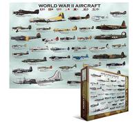 II Guerra Mundial Avión 1000 Piezas Puzle Rompecabezas 680mm x 480mm Por