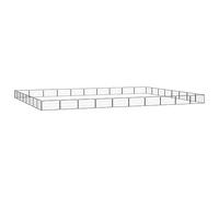 Iiaky Jaula Perros 36 Paneles Acero Recubierto Polvo Negro 100x50 cm Jaulas para Perros Dog Crate