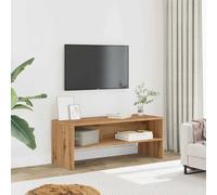 Iiaky Mueble de TV Madera Mueble TV Salon Mueble TV Madera Mesa Television Salon Mueble salón TV de ingeniería Roble Artisan 100x40x40 cm