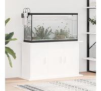 Iiaky Soporte para Acuario Madera de ingeniería Blanco 101x41x58 cm Mueble Acuario Peceras
