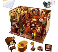 iiecrKiie Kit de casa de muñecas en miniatura con estilo chino, modelo de casa hecho a mano, habitación creativa con muebles para regalo romántico de San Valentín (sabor de Oriente)
