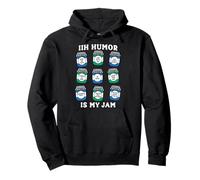 IIH Humor Is My Jam IIH Hipertensión Intracraneal Idiopática Sudadera con Capucha