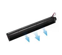 IINCOOY Ventilador de Tambor de Flujo Cruzado Negro | Carcasa de acero al carbono, motor silencioso, impulsor agrandado, adecuado for diversas ocasiones.(30420,24V)