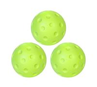 IIndoor Pickleballs - 3X Pickleballs For Noise Reducing PU Foam, 74mm Quiet Warm Up Pickleball Drills, Soft Hollow Pickle Balls Indoor Outdoor Use, Yards Lawns Gyms Patios, Practice Training Balls For