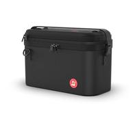 IINE Bolsa de almacenamiento dividida para Switch 2, funda de viaje rígida con gran capacidad, capas desmontables y correa ajustable, compatible con consola, base y accesorios (funda 2 en 1, negro)