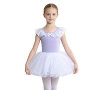 iiniim Niños Vestido De Tutú Ballet Tutu Niñas Competición Actuación En El Escenario Horario Arte Morado Claro 5-6 años