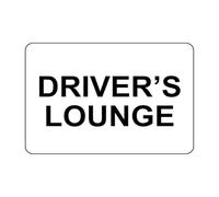 IINKUEYK Professional Drivers Lounge Sign Aluminum Office Door Sign for Transportation Facility Warehouse Break Room Employee Area Wall Decor (8 X 12 inch)