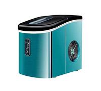 IIPOSAQQ Ice Cube Maker Stainless Steel Counter Top Ice Maker Machine Portable Compact Electric High Efficiency Express Ice Making Machine Mini Cube 16kg of Ice per 24 Hours Gr