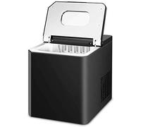 IIPOSAQQ Ice Maker Machine Counter Top Electric Ice Machine Silent Easy Operation 18Kg Ice in 24 Hours 2.2 L Tank with Compressor ggsm
