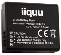 iiquu 530ILDPA017 Digicam - Batería para Panasonic DMW-BLE9 (Iones de Litio)