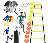 IIRC Agility Ladder - Escalera de Entrenamiento de fútbol, Kit Velocidad, Fútbol Trainer Agilidad, Escalera de Agilidad, Accesorios de Entrenamiento