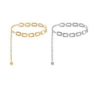 Iirlvior Cinturón de mujer de moda, cinturón para pantalones vaqueros, vestidos, simplicidad, joyas, accesorios, regalo para mujer, Cuadrado., Quadrat