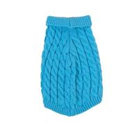 IISEEUU Ropa para Perros Sweaters De Perros De Cachorros Ropa De Mascotas Tejidas Pequeños Perros Medios Medianos Invierno Abrigo De Suéter Suave-Azul-l (4-5 Kg)