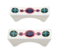 Iittala 2 Soportes para palillos Taika Sato Blanco-multicolor