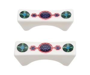 Iittala 2 Soportes para palillos Taika Sato Blanco-multicolor