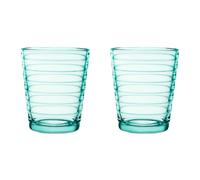 Iittala 2 vasos Aino Aalto 22 cl verde azulado