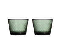 Iittala 2 Vasos de agua Tundra 16 cl Verde pino