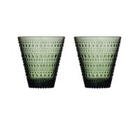 Iittala 2 vasos Kastehelmi 30cl Verde pino