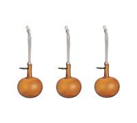 Iittala 3 Colgantes Iittala manzanas de vidrio Marrón