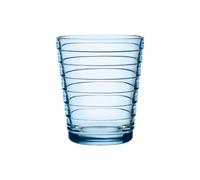 Iittala Aino Aalto - Juego de 2 vasos de cristal (22 olor azul