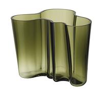 Iittala Jarrón Alvar Aalto verde musgo 160 mm