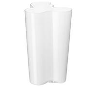 Iittala Alvar Aalto Jarrón Opal altura 25,1 cm (2 Unidades) Blanco Cristal Soplado