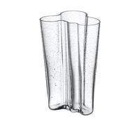 Iittala Jarrón Alvar Aalto 200 mm Cristal burbuja transparente. edición aniversario