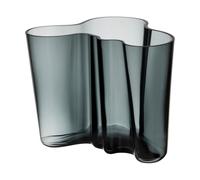 Iittala Jarrón Alvar Aalto. gris oscuro 160 mm