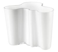 Iittala Jarrón Opal Alvar Aalto Blanco Cristal Soplado 16 cm (2 Unidades)