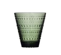 Iittala Kastehelmi 1070591 - Juego de 2 vasos (apto para lavavajillas, 300 ml), color verde pino