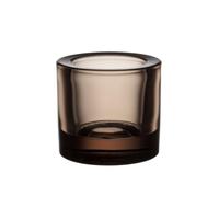 Iittala Kivi - Portavelas de Cristal y Lino, diámetro de 6,5 cm, diseño de Heikki Orvola, Apto para lavavajillas