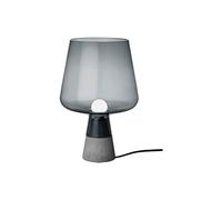 Iittala Leimu Lámpara, Lámpara de Mesa, Lámpara de Noche, Lámpara de Piso, Foco de Piso, Vidrio Soplado/Hormigón, Gris, 38 x 25 cm, 1014129