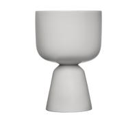 Iittala Maceta Nappula Ø15.5 cm altura 23 cm Gris claro