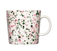 Iittala Oliver Toikka Collection 1070614 - Taza apta para lavavajillas en color rosa y verde, 400 ml, 3