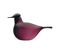 Iittala Pájaro de vidrio Chiffchaff Lila. 13×8 cm
