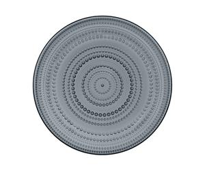 Iittala Plato grande Kastehelmi 31.5 cm gris oscuro