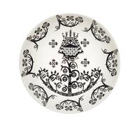 Iittala Plato hondo Taika Ø20 cm negro con dibujos