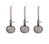 Iittala Set de 3 manzanas de vidrio Iittala Ø6 cm Gris