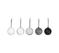 Iittala Set de 5 bolas de vidrio Iittala Ø8 cm Gris